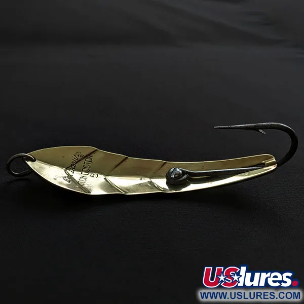 Luhr Jensen Les Davis Witch Doctor 5 (1960-х років), золото, 25 г, блесна коливалка (колебалка) #20774