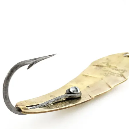 Luhr Jensen Les Davis Witch Doctor 5 (1960-х років), золото, 25 г, блесна коливалка (колебалка) #20774