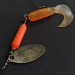 Yakima Bait Worden’s Original Rooster Tail, латунь/помаранчевий, 8 г, блешня оберталка (вертушка) #20783