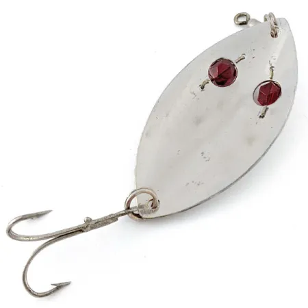 Gibbs Ruby eye Wiggler, нікель/червоні очі, 35 г, блесна коливалка (колебалка) #20823