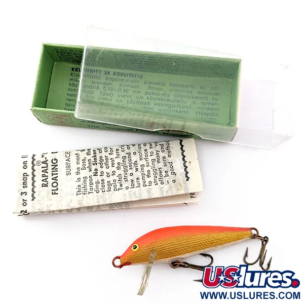  Rapala Countdown CD5 (1960-х років), GFR Color Red, 5 г, воблер #20869