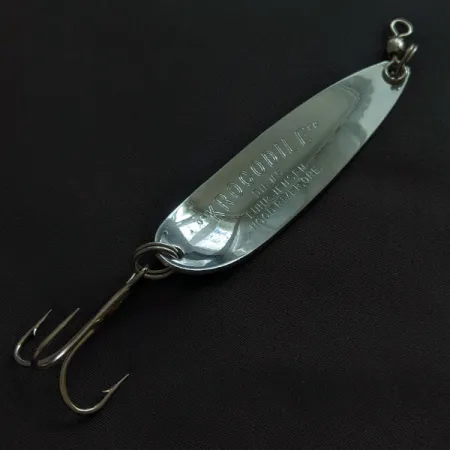 Luhr Jensen Krocodile #5, карбований нікель, 21 г, блесна коливалка (колебалка) #20908