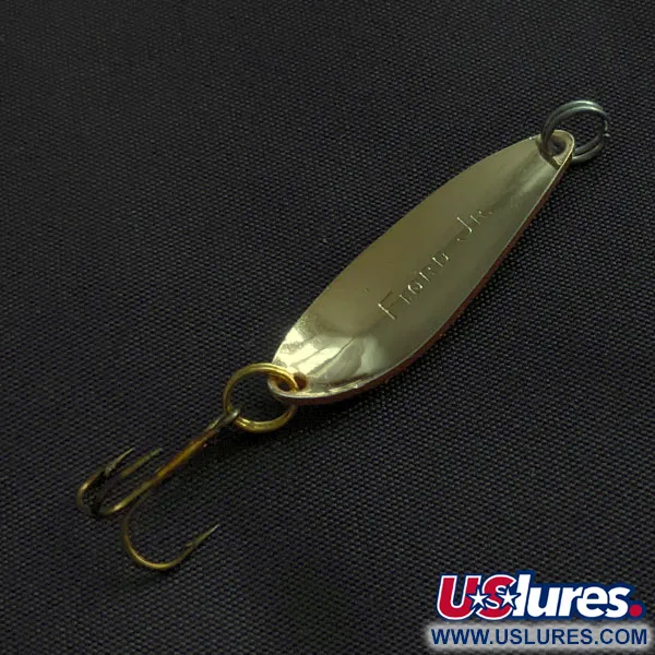 Acme Fiord Spoon Jr, червоний/білий/золото, 3,4 г, блесна коливалка (колебалка) #20910