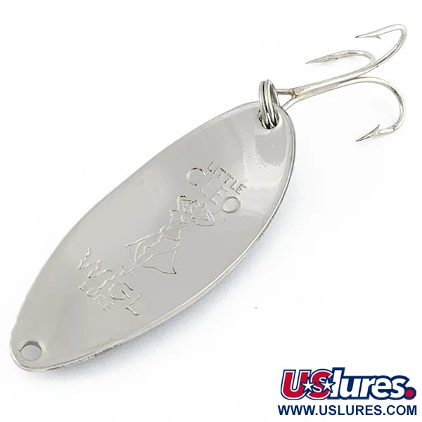 Seneca Little Cleo (Hula Girl), нікель/синій, 14 г, блесна коливалка (колебалка) #20915