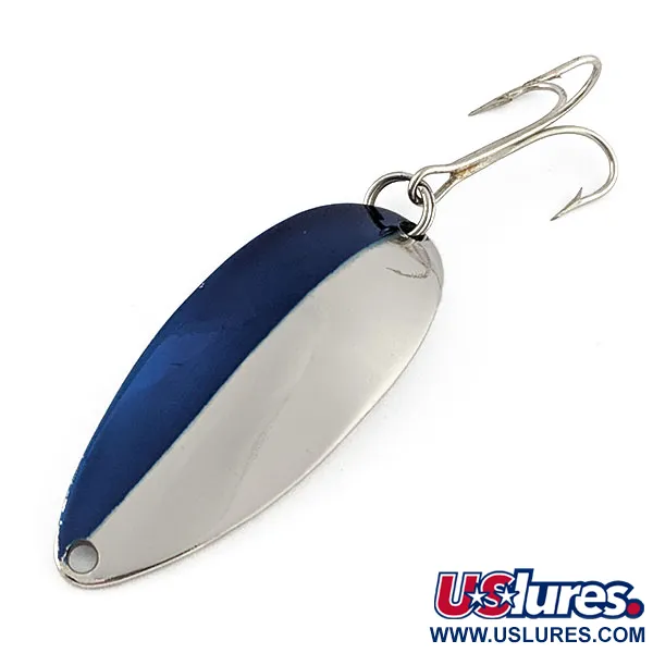 Seneca Little Cleo (Hula Girl), нікель/синій, 14 г, блесна коливалка (колебалка) #20915