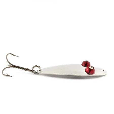 Paul Bunyan Flash eye spoon, нікель/червоні глаза, 17 г, блесна коливалка (колебалка) #20928
