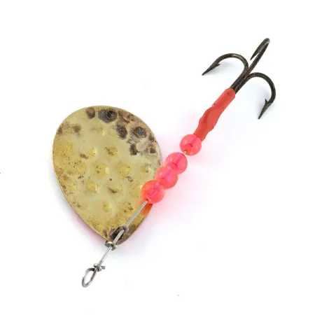 Luhr Jensen Rainbow Spinner Glow, білий рожевий Glow - світиться у темряві, 12 г, блешня оберталка (вертушка) #20930