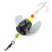 Yakima Bait Spin-N-Glo, Mylar Wings - Glitter Chartreuse Black, 8 г, блешня оберталка (вертушка) #20952