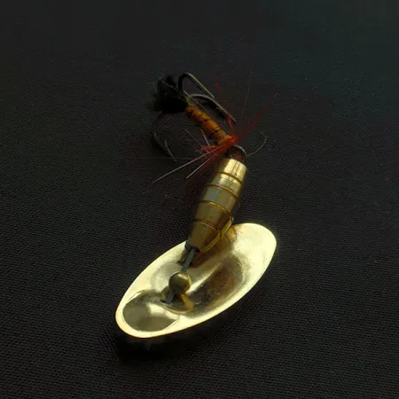 Panther Martin Zavorra con Mosca, золото, 6 г, блешня оберталка (вертушка) #21015