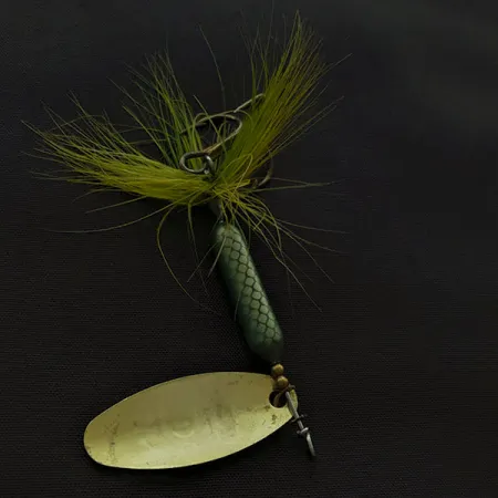 Yakima Bait Worden’s Original Rooster Tail, золото/зелений, 7 г, блешня оберталка (вертушка) #21098