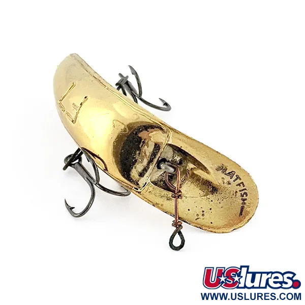 Yakima Bait Worden Flatfish F7, золото, 4 г, воблер #21121