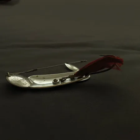 Heddon King Stanley, нікель/червоний, 21 г, блесна коливалка (колебалка) #21122