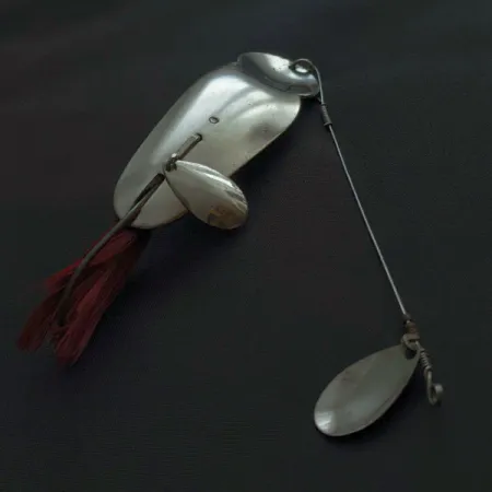 Heddon King Stanley, нікель/червоний, 21 г, блесна коливалка (колебалка) #21122