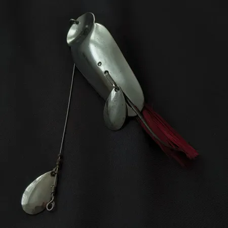 Heddon King Stanley, нікель/червоний, 21 г, блесна коливалка (колебалка) #21122