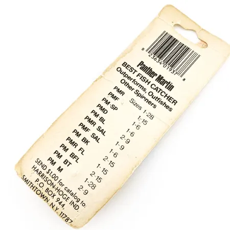 Panther Martin 6, pearl, 6 г, блешня оберталка (вертушка) #21140