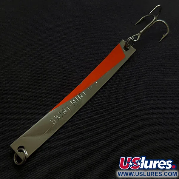 Yakima Bait Skiny-miny UV, нікель/помаранчевий UV, 7 г, блесна коливалка (колебалка) #21164