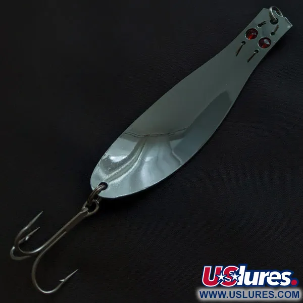 Herter's GLH Spoon (Japan), нікель/червоні очі, 28 г, блесна коливалка (колебалка) #21173