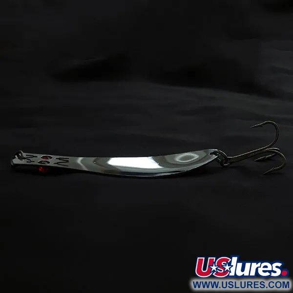 Herter's GLH Spoon (Japan), нікель/червоні очі, 28 г, блесна коливалка (колебалка) #21173