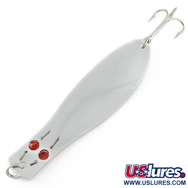 Herter's GLH Spoon (Japan), нікель/червоні очі, 28 г, блесна коливалка (колебалка) #21173