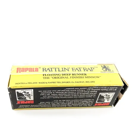 Rapala Rattlin Fat Rap RFR-7 G, GB (Golg Black), 18 г, воблер #21191
