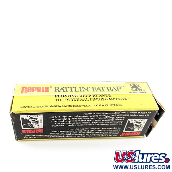  Rapala Rattlin Fat Rap RFR-7 G, GB (Golg Black), 18 г, воблер #21191