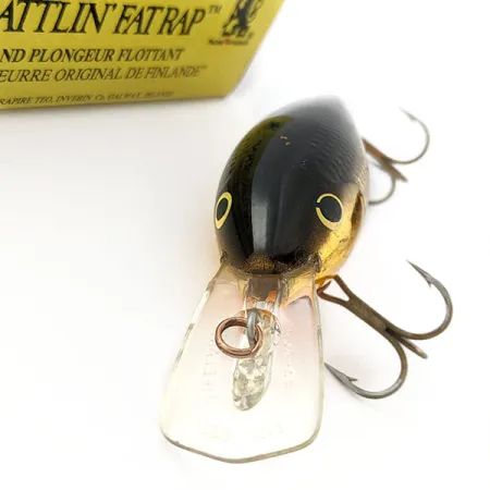 Rapala Rattlin Fat Rap RFR-7 G, GB (Golg Black), 18 г, воблер #21191