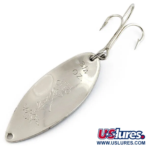 Seneca Little Cleo (Hula Girl), нікель/синій, 21 г, блесна коливалка (колебалка) #21213