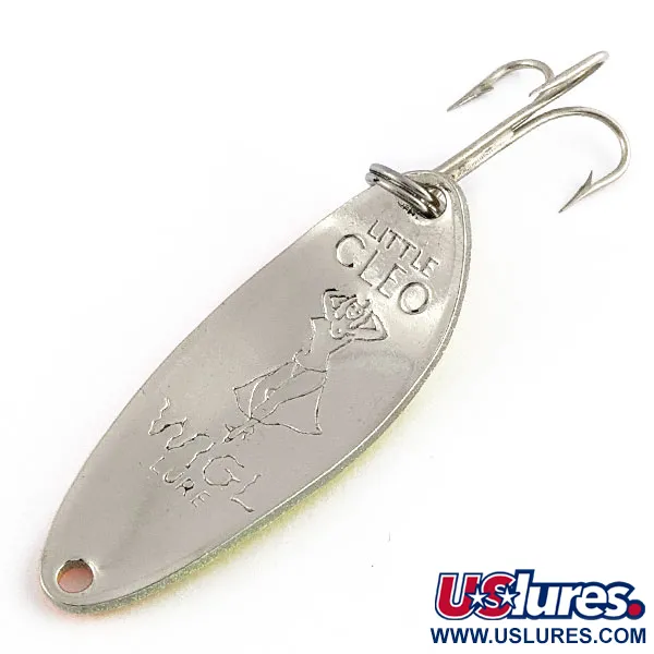Seneca Little Cleo (Hula Girl), нікель/жовтий/помаранчевий, 10 г, блесна коливалка (колебалка) #21214