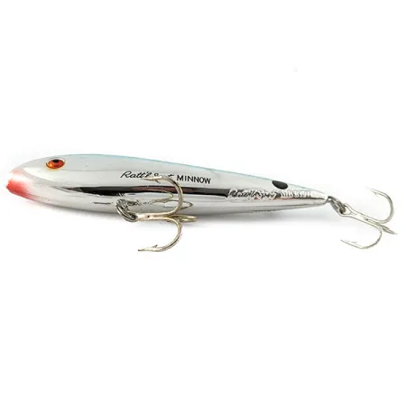 Cotton Cordell Ratt'l Spot Minnow, срібло/синій, 19 г, воблер #21234