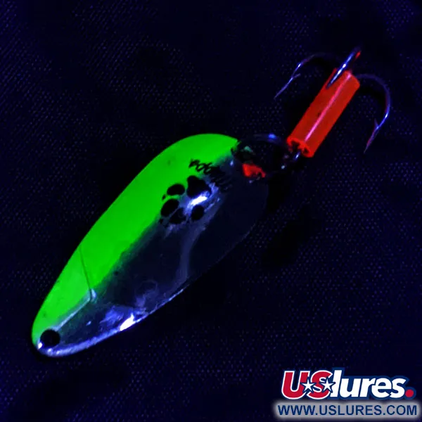  Mepps Little Wolf, срібло/шартрез UV, 7 г, блесна коливалка (колебалка) #21240