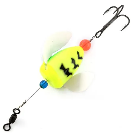 Yakima Bait Spin-N-Glo, Fire tiger, 4 г, блешня оберталка (вертушка) #21250