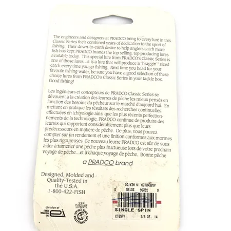 Bomber the Classics bushwhacker spinnerbait, нікель/жовтий, 4 г, блешня оберталка (вертушка) #21283