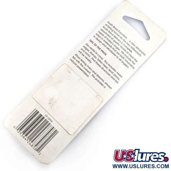  South Bend  Super Spoon, червоний/білий, 12, блесна коливалка (колебалка) #21358