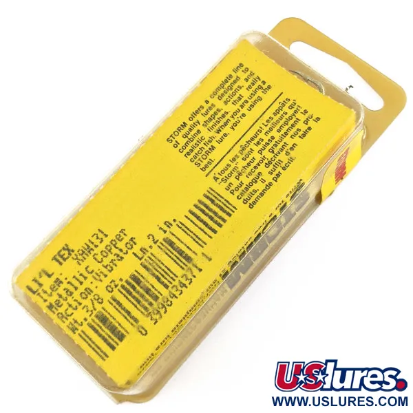 Storm Li'l TEX  (pre Rapala), metallic Copper, 12 г, воблер #21392