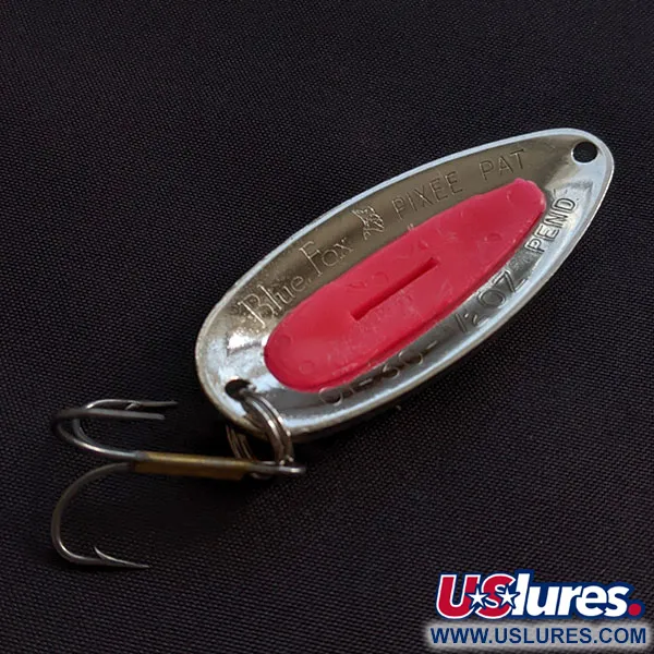 Blue Fox Pixee UV, нікель/рожевий UV, 14 г, блесна коливалка (колебалка) #21394