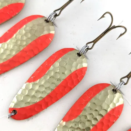 Glen Evans Spoon, золото/червоний, 10 г, блесна коливалка (колебалка) #21462