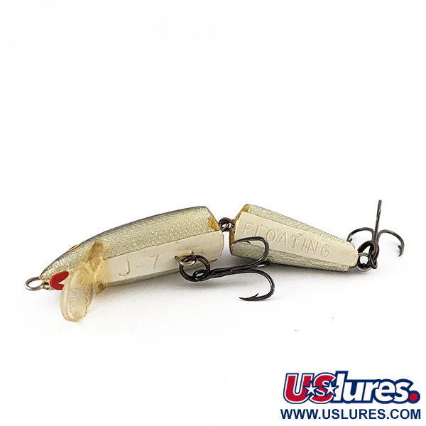  Rapala Jointed J-7 (Finland), S (silver), 4 г, воблер #21482