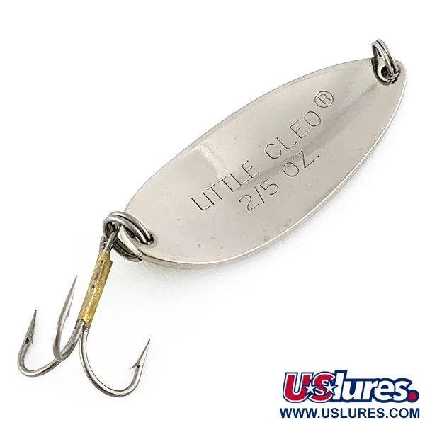  Acme Little Cleo, никель/зелёный, 11 г, блесна коливалка (колебалка) #21508
