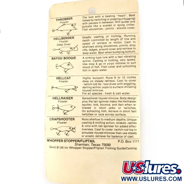  Whopper Stopper Bayou Boogie, Barfish, 7, воблер #23647