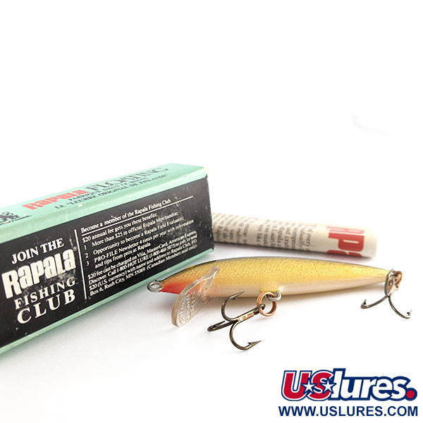  Rapala Original Floater F7, G (Gold), 4 г, воблер #21628