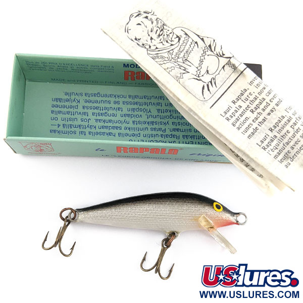  Rapala Original Floater F5 (Finland), S (Silver), 2,5 г, воблер #21629