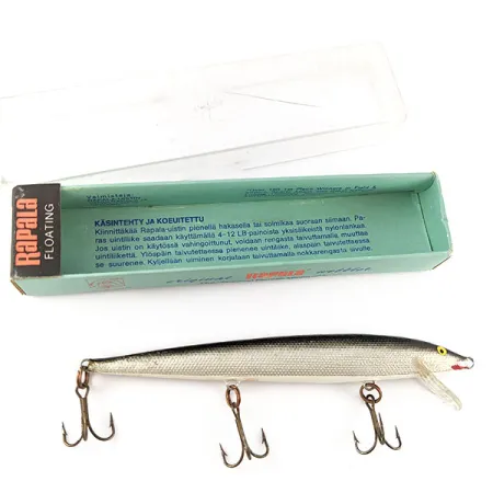 Rapala Original Floating F13 (Finland), S (Silver), 7 г, воблер #21630