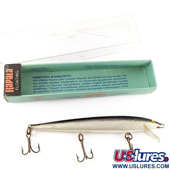  Rapala Original Floating F13 (Finland), S (Silver), 7 г, воблер #21630