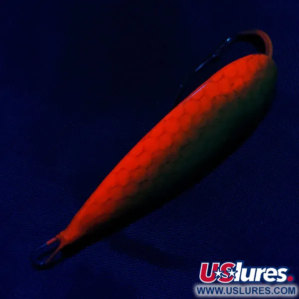  Незачіпляйка Johnson Silver Minnow, нікель/зелений/помаранчевий, 12 г, блесна коливалка (колебалка) #21678