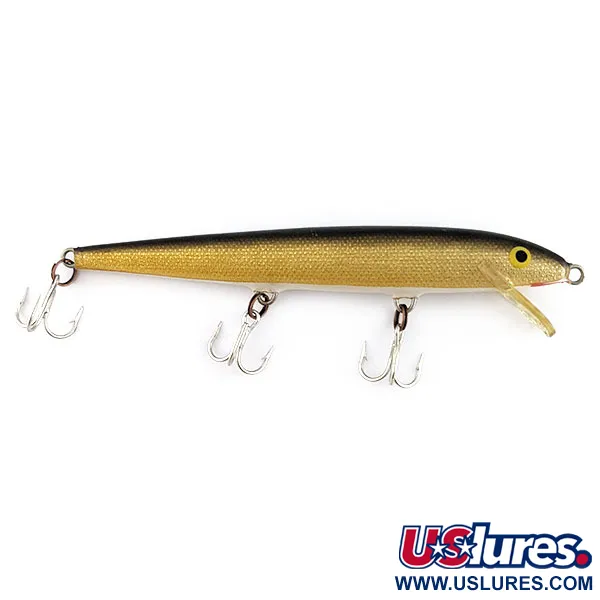  Rapala Original Floater F11, G (Gold), 6 г, воблер #21685