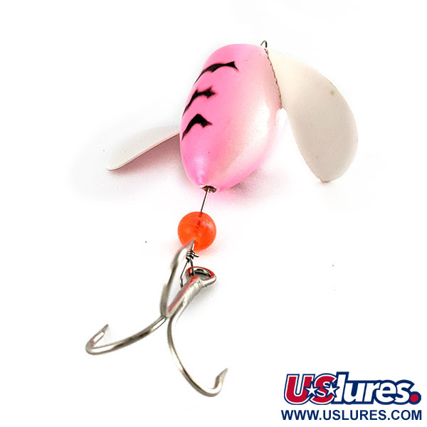 Yakima Bait Spin-N-Glo, Pearl Pink 'Tiger' (PPT-WH), 8 г, до рибалки #21703