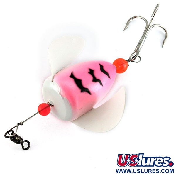 Yakima Bait Spin-N-Glo, Pearl Pink 'Tiger' (PPT-WH), 8 г, до рибалки #21703