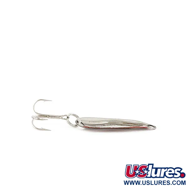 Luhr Jensen Hot Shot W, нікель/червоний, 1,3 г, блесна коливалка (колебалка) #21772