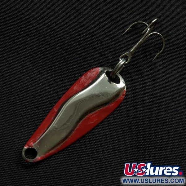 Luhr Jensen Hot Shot W, нікель/червоний, 1,3 г, блесна коливалка (колебалка) #21772