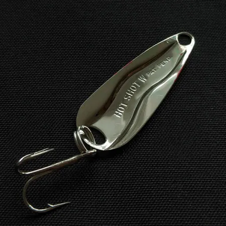 Luhr Jensen Hot Shot W, нікель/червоний, 1,3 г, блесна коливалка (колебалка) #21772